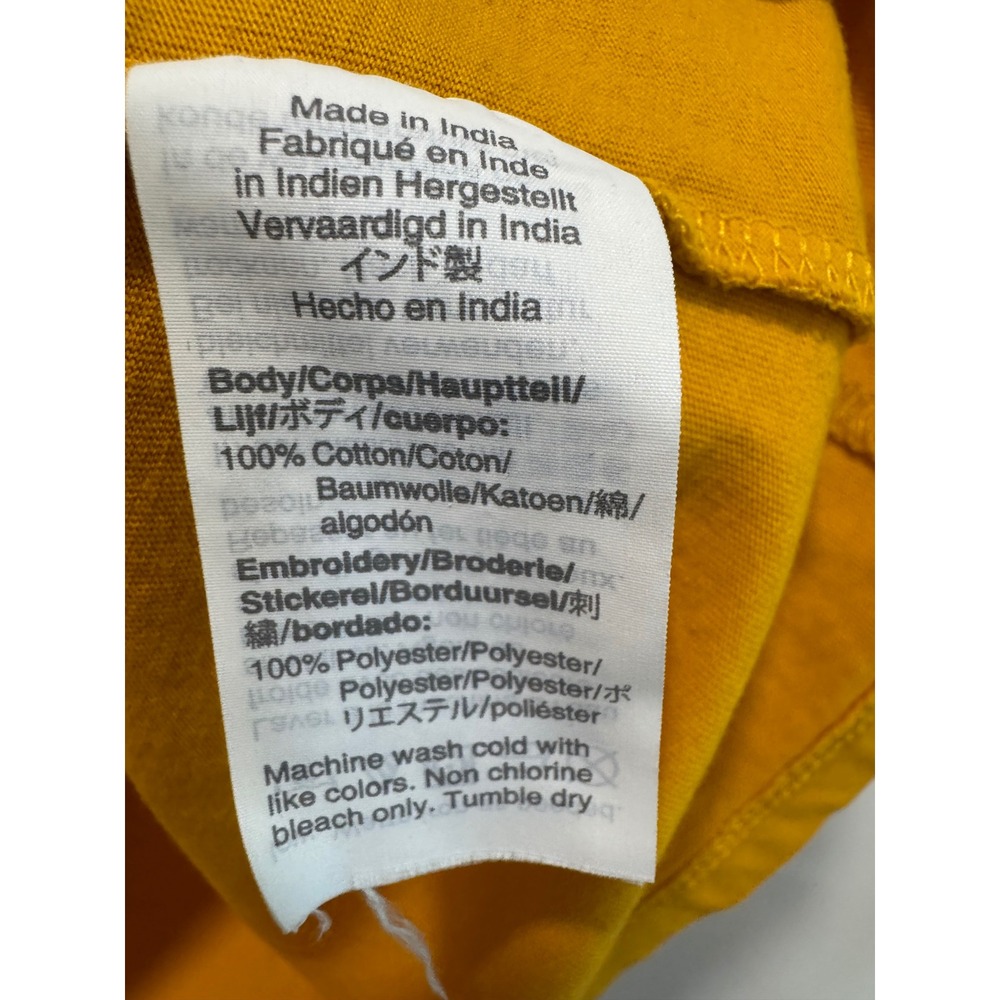 J.Crew Womens Mustard Yellow Floral Embroidered Cotton Cap Sleeve Top Small - Picture 5 of 6